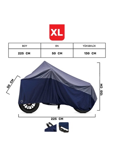 Caretech Ct-b101xl Motosiklet Branda Su Geçirmez 4 Mevsim Koruma