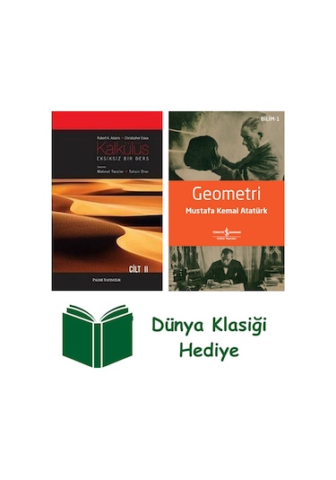 Kalkülüs Eksiksiz Bir Ders - Cilt 2 + Geometri + Dünya Klasiği Hediye