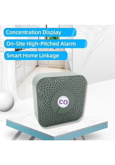 Tuya Zigbee Co Dedektörü Taşınabilir Karbon Monoksit Çok Renkli