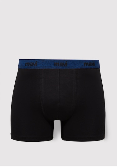 Mavi - 3Lü Siyah Basic Boxer Seti 0911408-85585