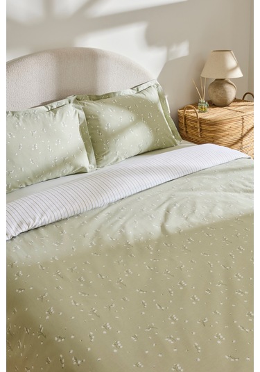 Kaşmir Home Lensa Çift Kişilik Nevresim Takımı Çağla Çağla