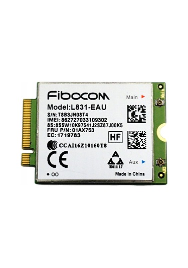 Fibocom L831 Eau M.2 Lte Kablosuz Modül Thinkpad Uyumlu