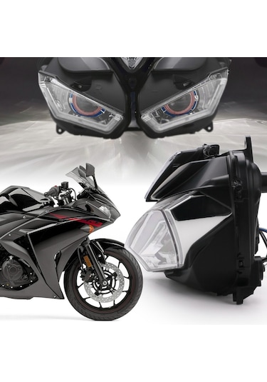 Yamaha R3 R25 Ön Far 2015 2018 Model Özel Tasarım Mercekli Led Angel Gözlü Far Premium Kalite 1 ADET