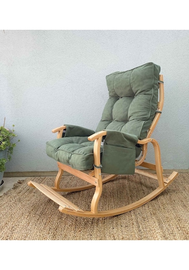 Reyo Santorini Sallanan Sandalye Dinlenme Ve Tv Koltuğu Yeşil