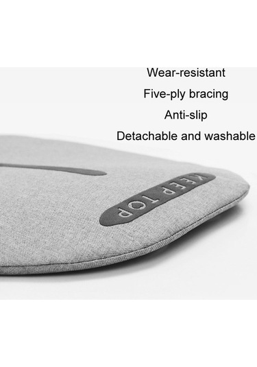 Tongxida Tutun Top Araba Çocuk Koltuğu Kaymaz Kalın Ped, Aşınma Önleyici Koruyucu Gri