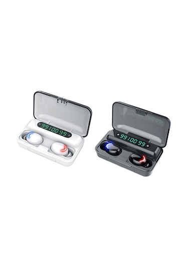 F9-5c Üç Ekranlı Dijital Ekran Gürültü Azaltma Bluetooth Kulaklık