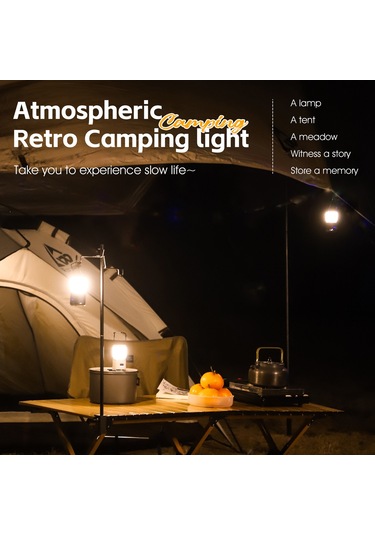 Ccgloball Çevre Kamp Lambası Usb Şarj Edilebilir Sonsuz Ayarlanabilir Yeşil