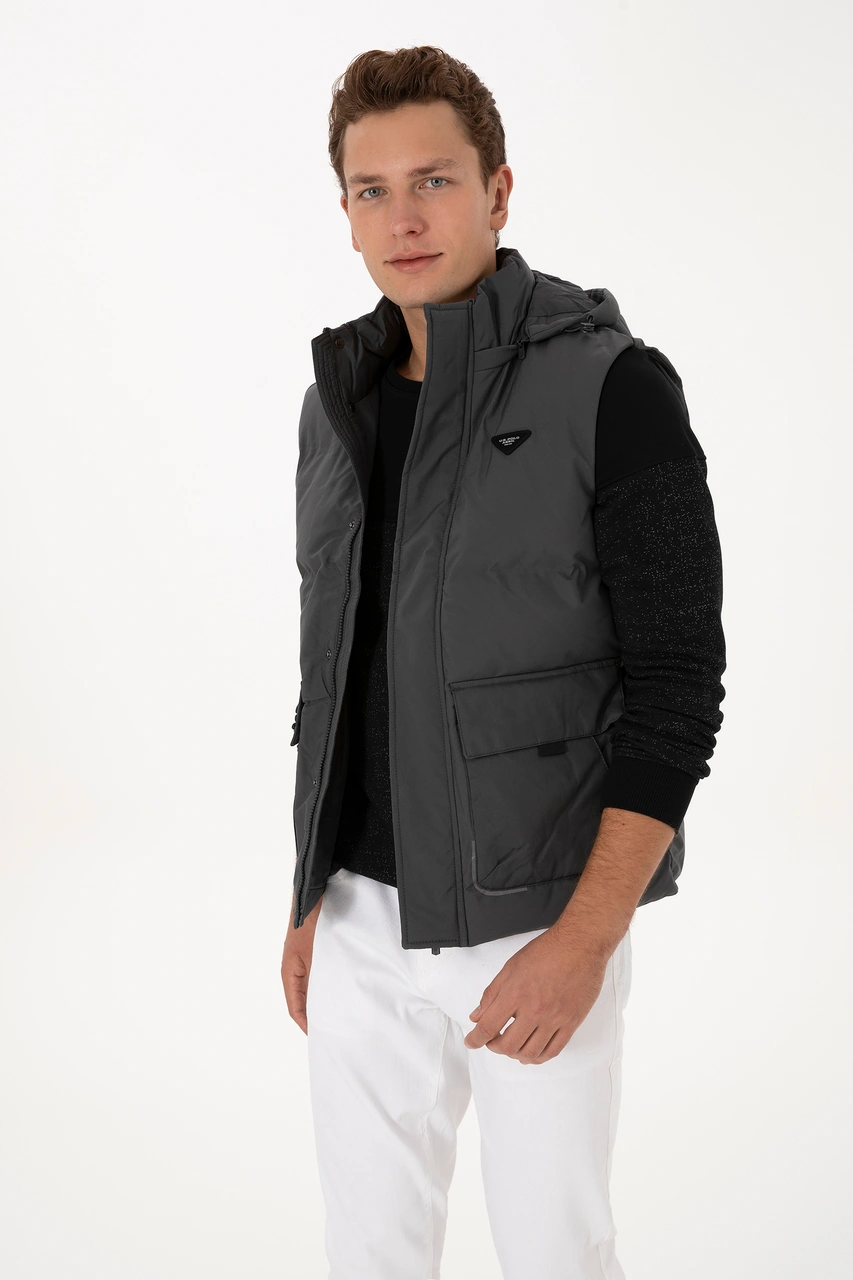 U.s. Polo Assn. Erkek Gri Yelek Dokuma 50310317-vr024 Gri