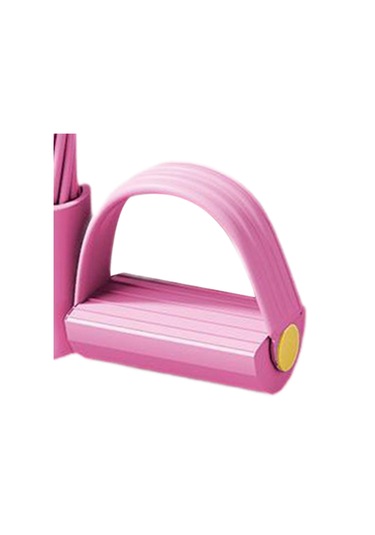 Suntek Omuz Kol Bel Için Pedal Direnç Bandı Çok İşlevli Pembe