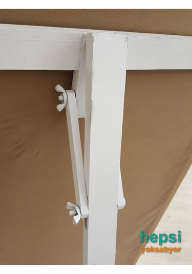 Vintage Madam Model Beyaz Altın Renk Varaklı Boy Aynası (443022270) Beyaz