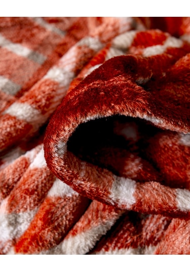 Fravonne Welsoft Baskılı Tv Battaniye - Kahverengi 8684427292167 Toprak