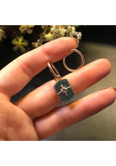 Stela Kutup Yıldızı Gümüş Küpe