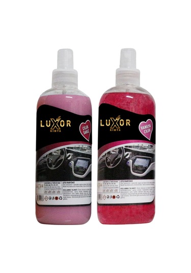 Luxor Kimya Oto Parfümü Vanilya Çilek + Çilek Sakız 2 x 400 ML