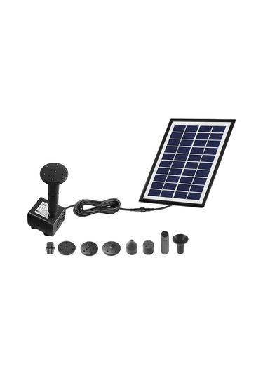 Reedark Güneş Enerjili Bahçe Çeşmesi - 5/7 Nozullu Yüksek Verimli Şelale Sistemi 2w/4w/6w