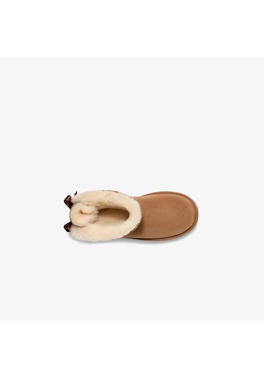 Ugg Mini Bailey Bow Çocuk Kahverengi Bot Düz 1017397k Kahverengi