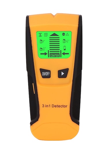 3'ü 1 Arada Saplama Bulucu Duvar Dedektörü Elektronik Saplama Sensörü Duvar Tarayıcı Pilli Merkezi Bulma