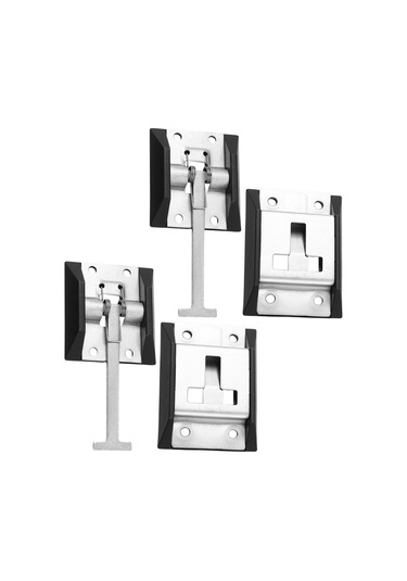 Gelişmiş Güvenlik Römork Kapısı Tutucu Rv Kapı Kılavuzu Kit Römork Kapı Mandal Tutucu 4pcs Beyaz Çinko