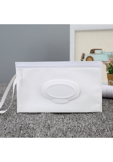 Eva Bebek Islak Mendil Kese Sevimli Snap-askı Doldurulabilir Islak Mendil Çanta Kapak Çevirin Doku Kutusu Açık Kullanışlı Bebek Arabası Aksesuarı