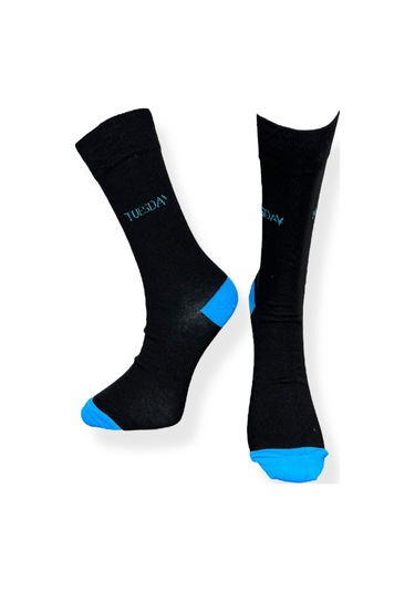 7'li Unısex Haftanın Günleri İşlemeli Esnek Nem Alabilen Pamuklu Spor Soket Çoraplar Çok Renkli