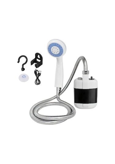 Büro Ev Ofis Banyosu İçin Taşınır Şarjlı Seyyar Başlık Pompa Hortum Duş Seti Diğer