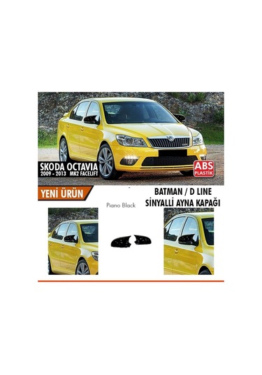 Skoda Octavia Mk2 A5 Facelift Batman Ayna Kapağı 2009-2013