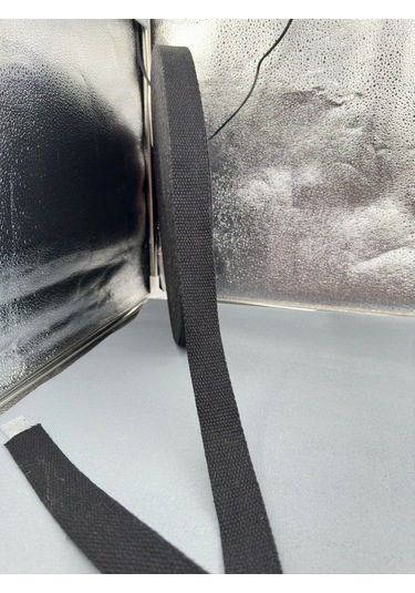 Paşateks 3 Cm Pamuk Kolon Şerit-5 Metre-siyah