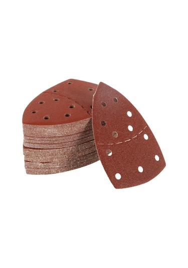 25pcs Fare Zımpara Çarşafları Üçgen Zımpara Kağıdı Yörünge Detay Pedleri Diskler Zımpara Kağıdı Aşındırıcı Kağıt Bosch Sander, 120