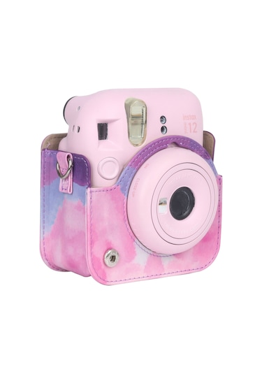 Instax Mini 12 Makine Uyumlu Renkli Deri Kılıf