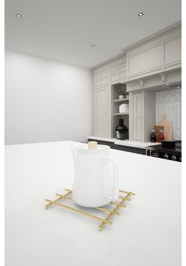 Lüks Tasarım Paslanmaz Kare Gold Nihale