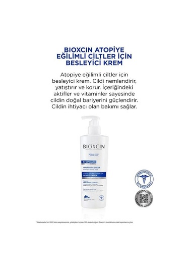 Bioxcin Atocare Atopiye Eğilimli Ciltler için Onarıcı Krem 500 ML