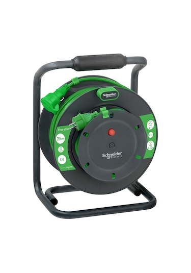 Schneider Thorsman Geniş Kablo Makarası 25M IP44 HO5 3G1.5 Kablo Topraklı - IMT33151