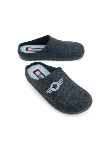 Gezer Kışlık Rahat Taban Ev Bahçe Erkek Terlik Gt1kmm.16200.02.2d4.0c Antrasit