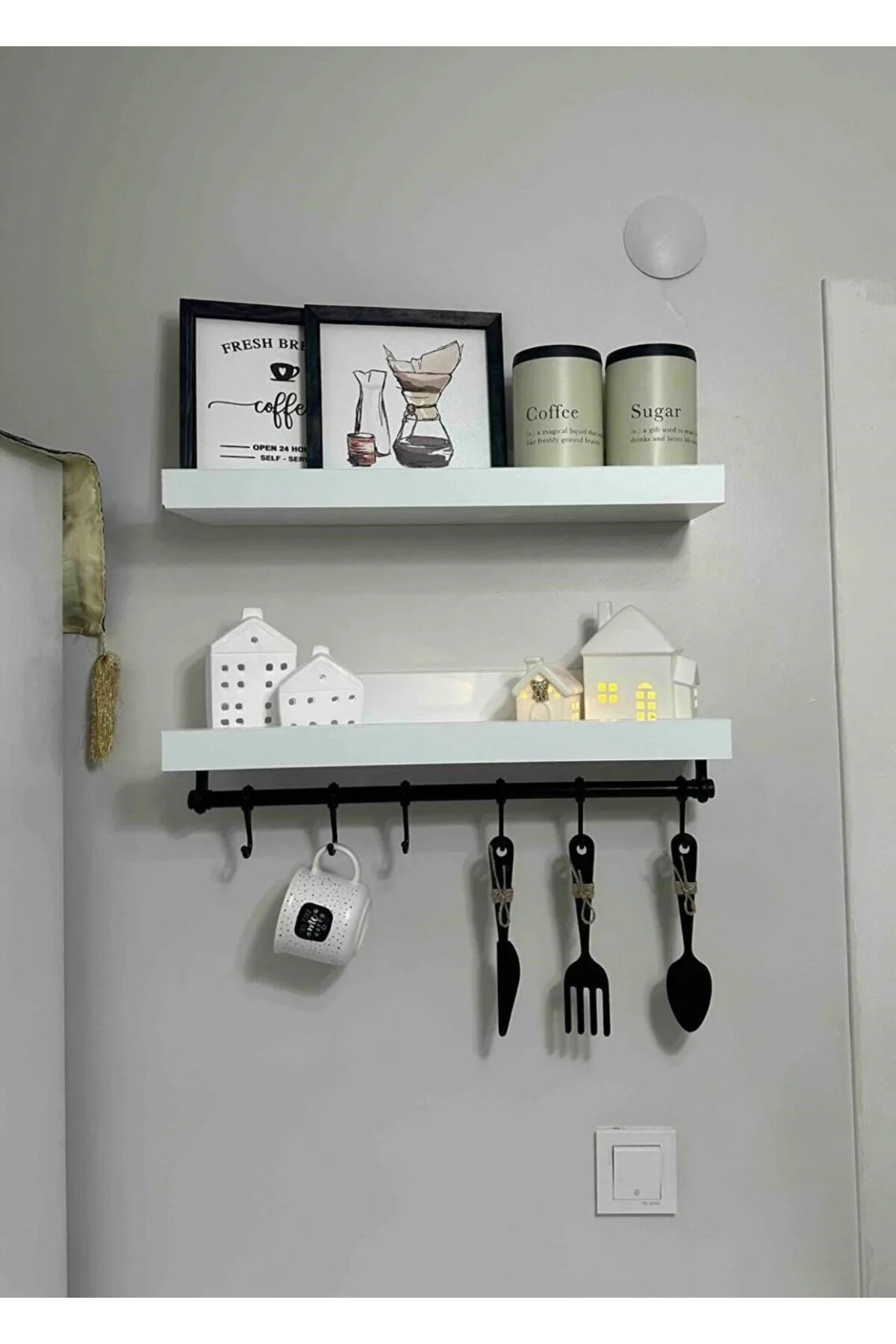 Mutfak Ve Banyo Rafı Beyaz