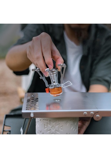 Dolıty Açık Kamp Katlanır Masa Gaz Standı Katlanabilir Çok Amaçlı Arjantin