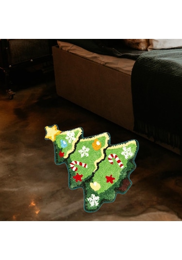 Suntek Yılbaşı Ağacı Halısı Nordic Sağlam Yumuşak Stil-c Stil C