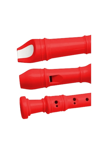 Jwin Jf-01 Blok Flüt - Kırmızı