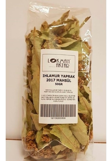 Lokman Aktar Yaprak Ihlamur Bitki Çayı 50 G