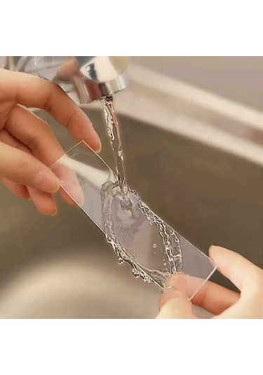 Willowhaven Şeffaf Nano Bant Yıkanabilir Yeniden Kullanılabilir 16ft 3cm Çift Taraflı