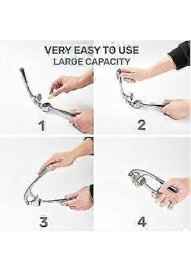 Sarımsak Presi Paslanmaz Çelik Sarımsak Kıyma Makinesi Gelişmiş S Çok Renkli