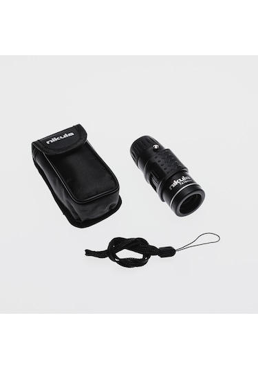 Nikula 7x18 Tek Gözlü Avuç İçi Mini Monoküler Dürbün - Ultra Lüx Siyah