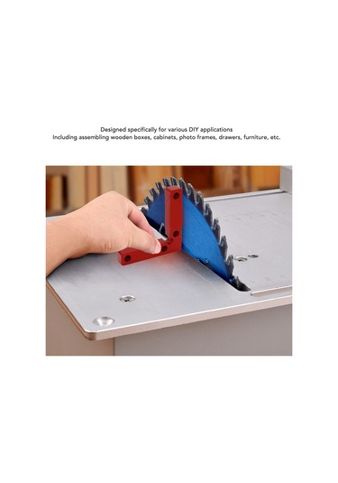 Maiyame Alüminyum Allyumun 90 Derece Konumlandırma Açı Çizgisi, 100x100mm Hassas Tahta Ve Metal İşi İçin Dik Açı Tespit Aracı