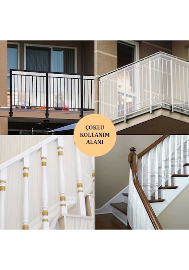 Çocuk Ve Evcil Hayvan Için Korkuluk Balkon  Merdiven Filesi 300