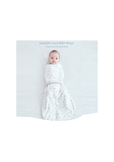 Xindoker Yeni Doğan Bebek Pamuklu Sarıcak - Yavruku Kucaklamak İçin M Beden 3-4 Ay Teknik Desenli Unicorn