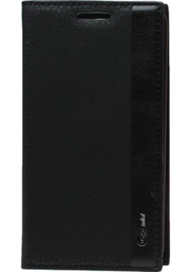 G2 Mini D610 İle Uyumlu Magnum Serisi Yan Model Kapaklı Kılıf Siyah