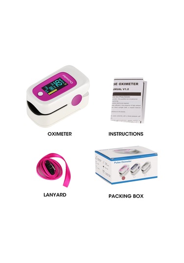 Sones M160 Parmak Nabız Oksimetresi Mavi