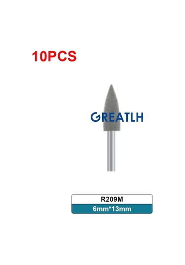 10 Adet/takım Silikon Kauçuk Parlatıcılar Diş Beyazlatma Araçları Kiti Diş Laboratuvarı Araçları Gökyüzü Mavi