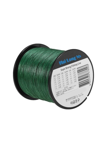 500 Metre 4 İplik Örme Pe Balık Oltası Misinası - 2.0 Yeşil - Sürtünmeye Dayanıklı