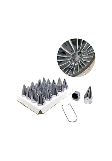 Aksesuar Sivri Mermi Bijon Kapağı Sökme Aparatlı 20 Li Set 19 Mm