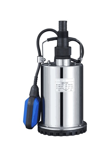 Varan Qds 750a Paslanmaz Temiz Su Dalgıç Pompa 1 Hp/ 0.75 Kw, Monofaze 220 V, 9 Mss, 9 M3/h