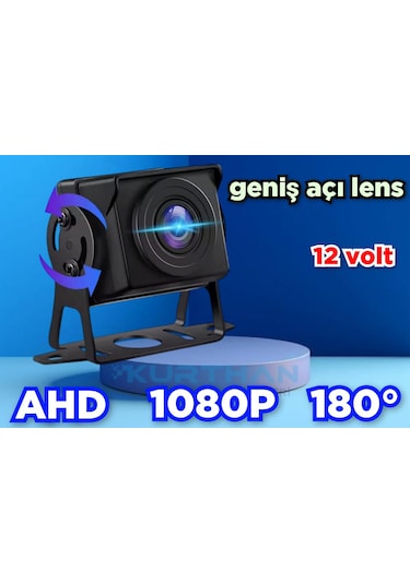 Ahd 1080p Balık Gözü Lens 180 Derece Geniş Açılı Metal Kasa